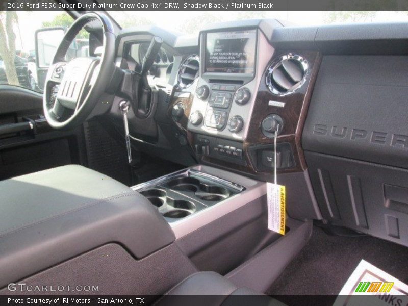 Shadow Black / Platinum Black 2016 Ford F350 Super Duty Platinum Crew Cab 4x4 DRW
