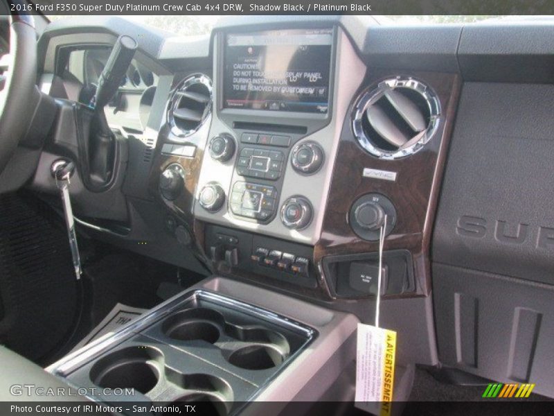 Shadow Black / Platinum Black 2016 Ford F350 Super Duty Platinum Crew Cab 4x4 DRW