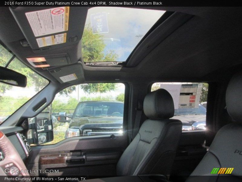 Shadow Black / Platinum Black 2016 Ford F350 Super Duty Platinum Crew Cab 4x4 DRW