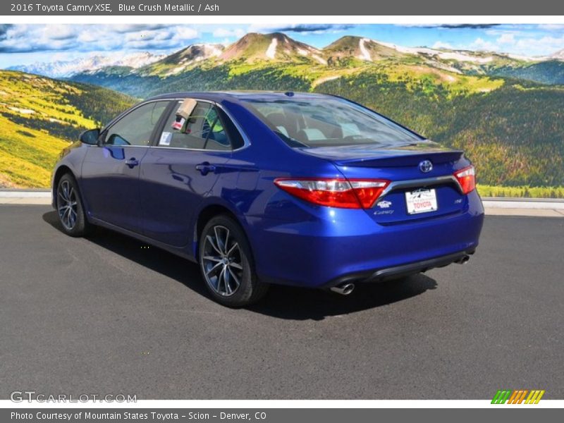 Blue Crush Metallic / Ash 2016 Toyota Camry XSE