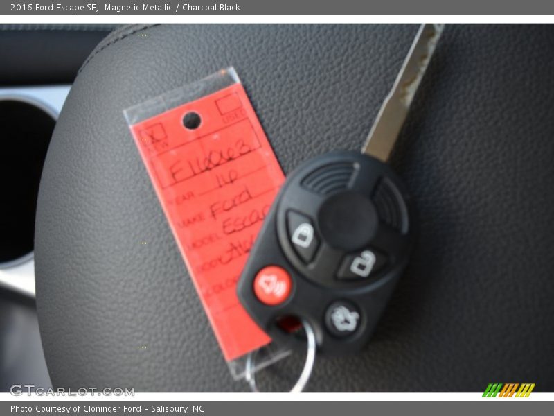 Magnetic Metallic / Charcoal Black 2016 Ford Escape SE