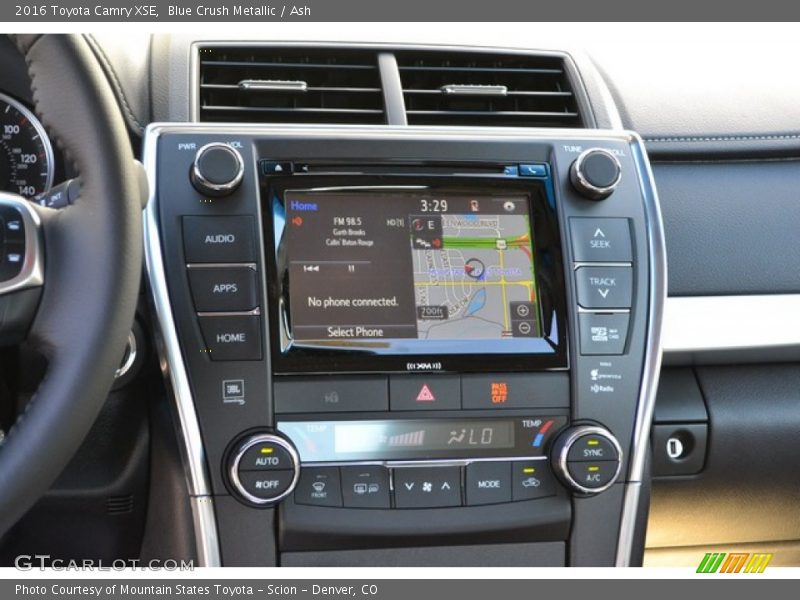 Blue Crush Metallic / Ash 2016 Toyota Camry XSE