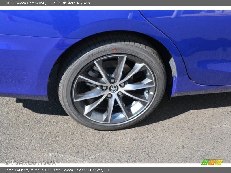 Blue Crush Metallic / Ash 2016 Toyota Camry XSE