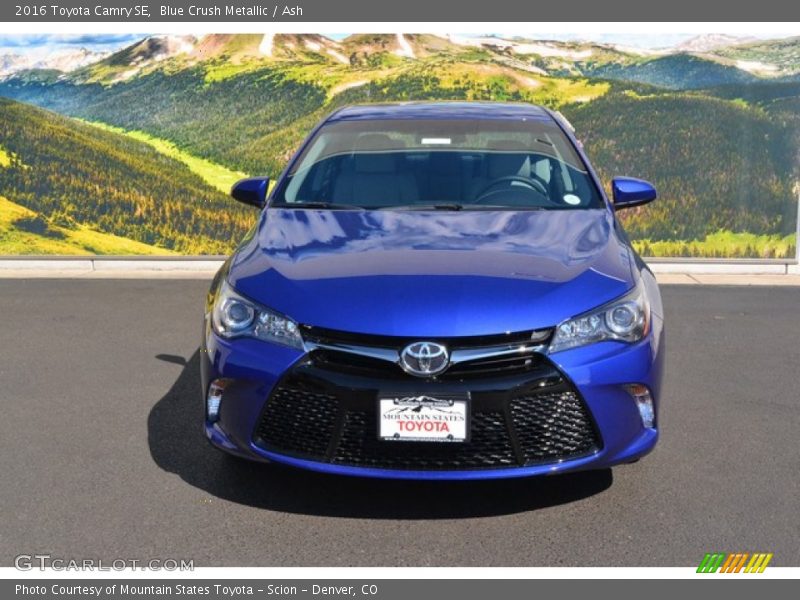 Blue Crush Metallic / Ash 2016 Toyota Camry SE