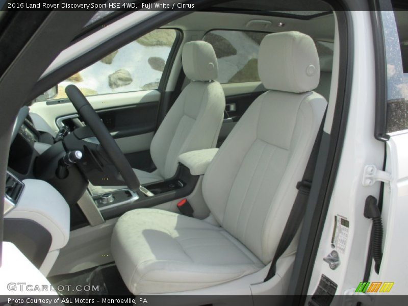 Front Seat of 2016 Discovery Sport HSE 4WD