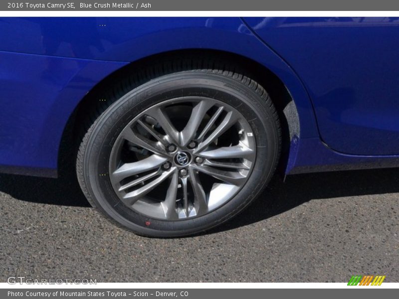 Blue Crush Metallic / Ash 2016 Toyota Camry SE