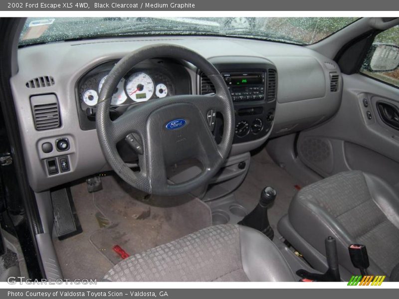 Black Clearcoat / Medium Graphite 2002 Ford Escape XLS 4WD