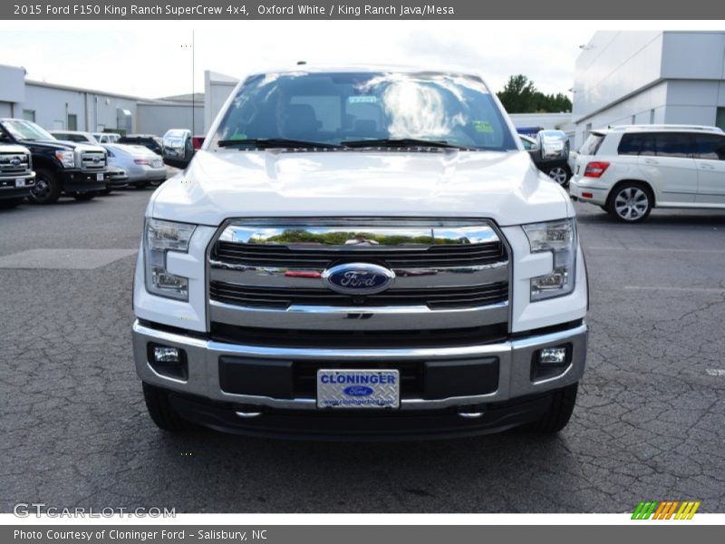Oxford White / King Ranch Java/Mesa 2015 Ford F150 King Ranch SuperCrew 4x4