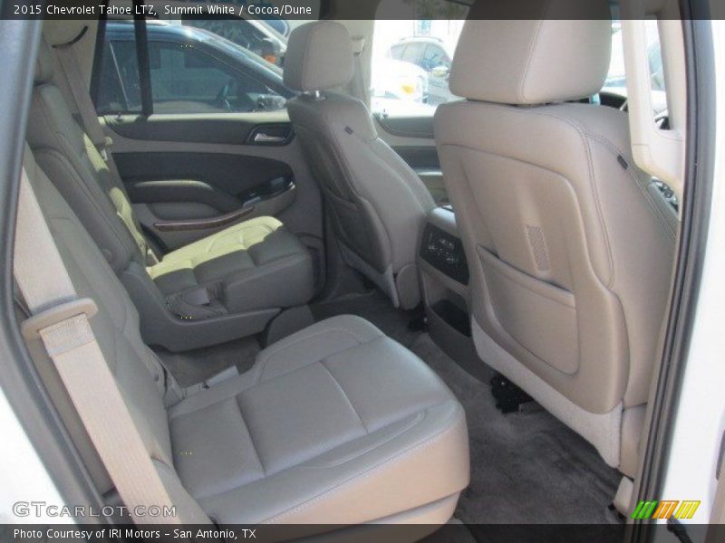Summit White / Cocoa/Dune 2015 Chevrolet Tahoe LTZ