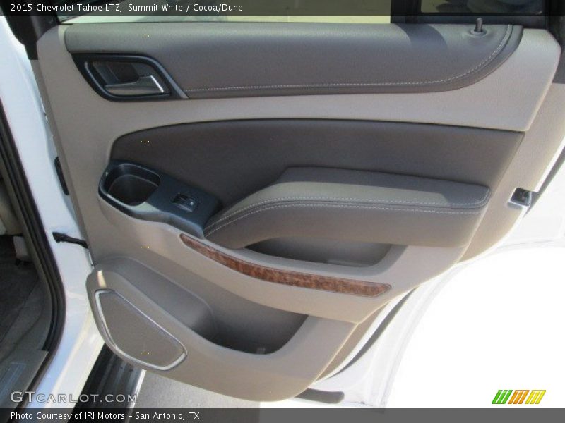 Summit White / Cocoa/Dune 2015 Chevrolet Tahoe LTZ