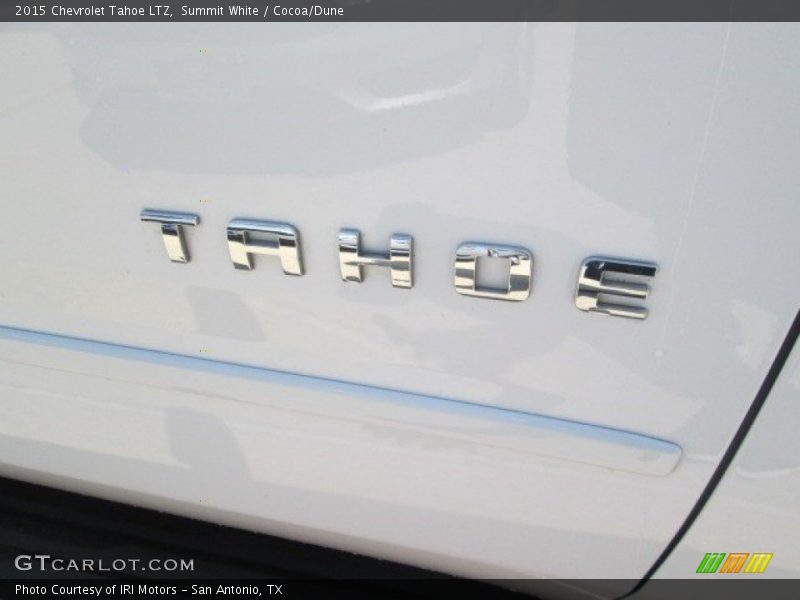 Summit White / Cocoa/Dune 2015 Chevrolet Tahoe LTZ