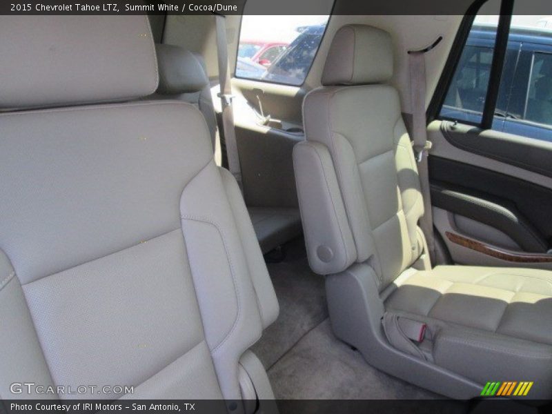 Summit White / Cocoa/Dune 2015 Chevrolet Tahoe LTZ