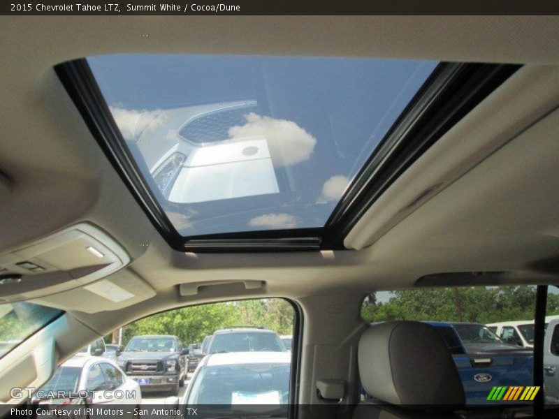 Summit White / Cocoa/Dune 2015 Chevrolet Tahoe LTZ