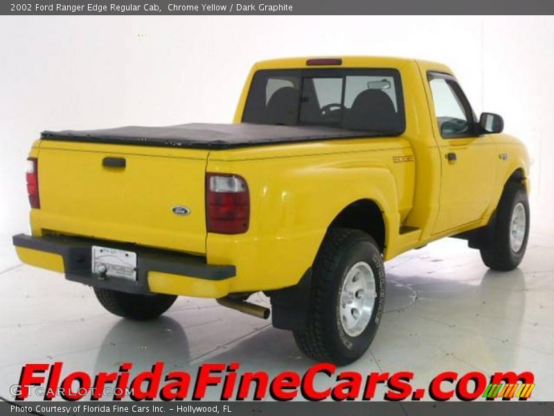 Chrome Yellow / Dark Graphite 2002 Ford Ranger Edge Regular Cab