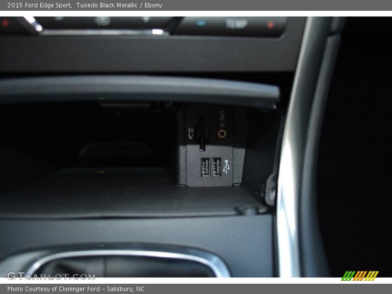 Tuxedo Black Metallic / Ebony 2015 Ford Edge Sport