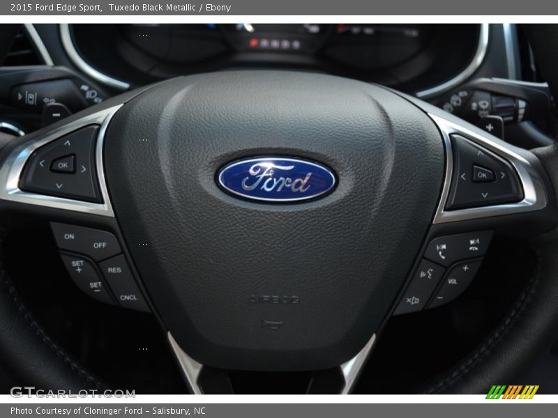 Tuxedo Black Metallic / Ebony 2015 Ford Edge Sport