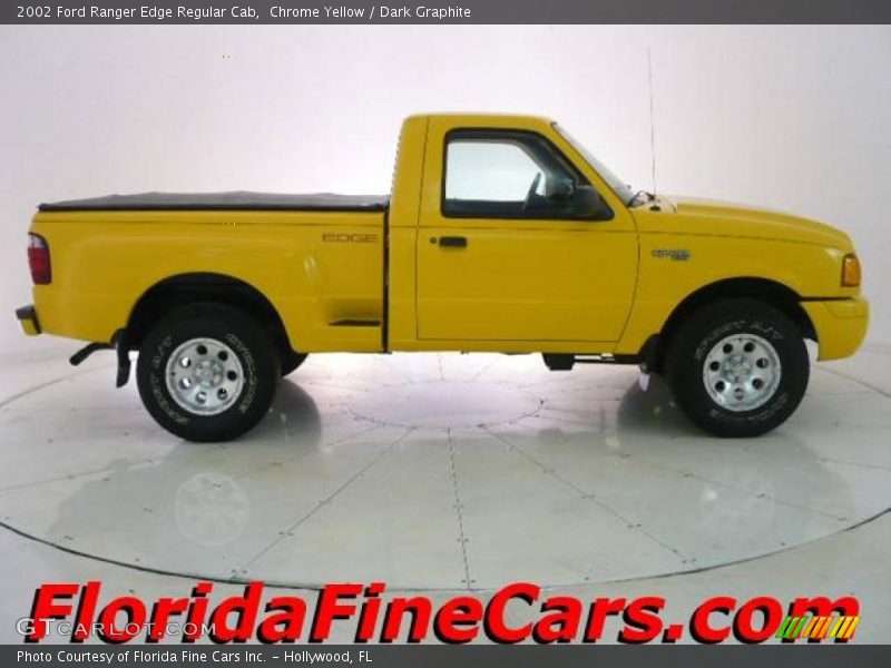 Chrome Yellow / Dark Graphite 2002 Ford Ranger Edge Regular Cab
