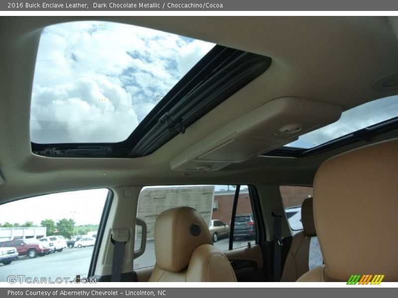 Dark Chocolate Metallic / Choccachino/Cocoa 2016 Buick Enclave Leather