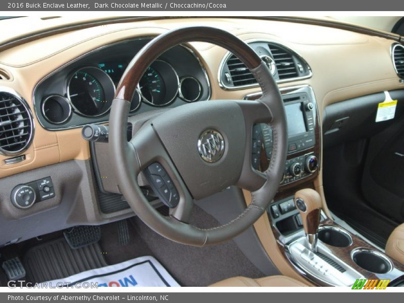 Dark Chocolate Metallic / Choccachino/Cocoa 2016 Buick Enclave Leather