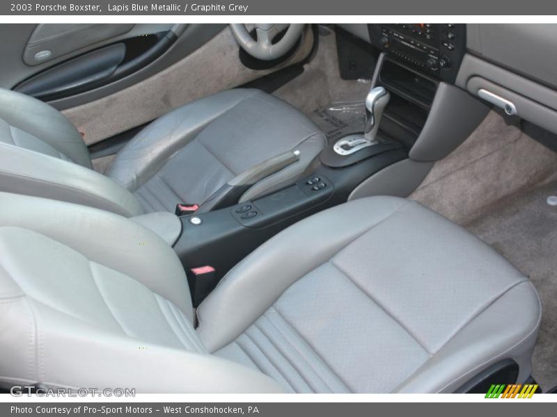 Lapis Blue Metallic / Graphite Grey 2003 Porsche Boxster