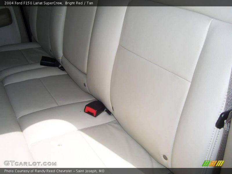 Bright Red / Tan 2004 Ford F150 Lariat SuperCrew