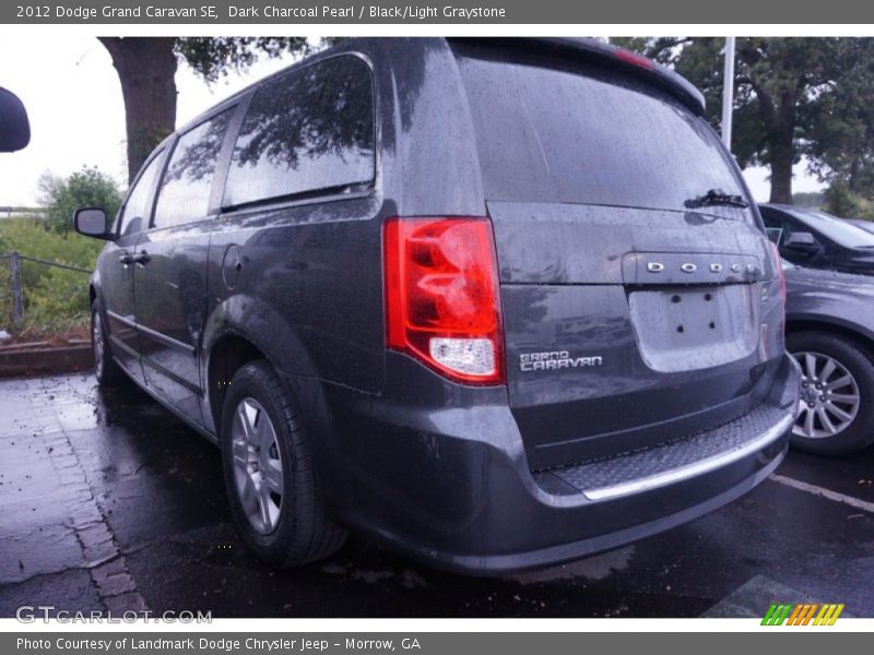 Dark Charcoal Pearl / Black/Light Graystone 2012 Dodge Grand Caravan SE