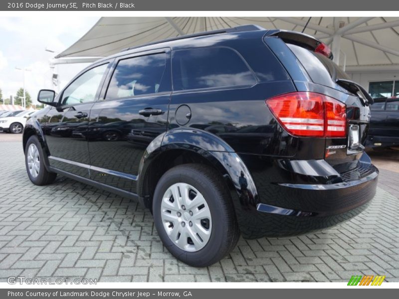 Pitch Black / Black 2016 Dodge Journey SE