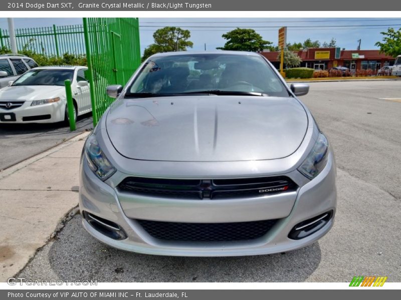 Granite Crystal Metallic / Black/Light Tungsten 2014 Dodge Dart SXT