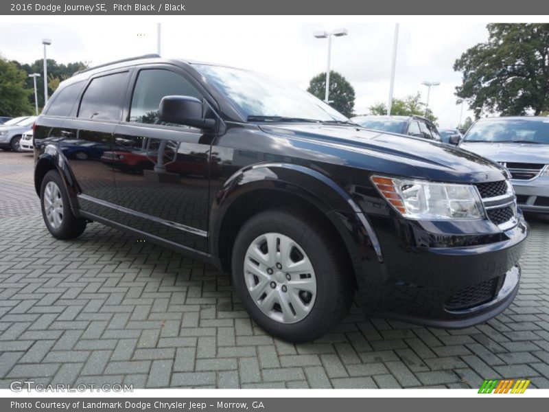 Pitch Black / Black 2016 Dodge Journey SE