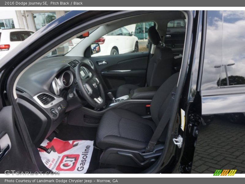 Pitch Black / Black 2016 Dodge Journey SE