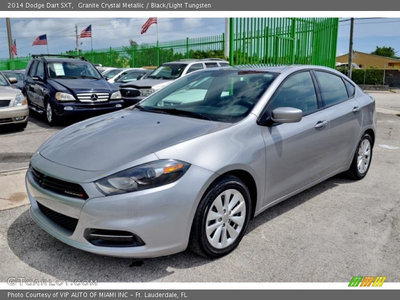 Granite Crystal Metallic / Black/Light Tungsten 2014 Dodge Dart SXT
