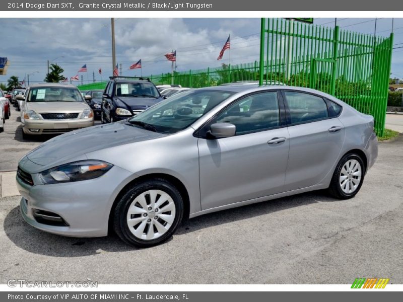 Granite Crystal Metallic / Black/Light Tungsten 2014 Dodge Dart SXT