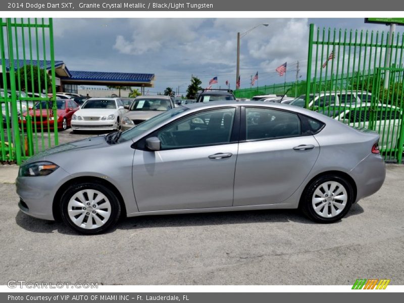 Granite Crystal Metallic / Black/Light Tungsten 2014 Dodge Dart SXT
