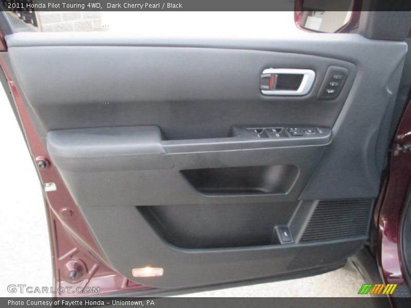 Dark Cherry Pearl / Black 2011 Honda Pilot Touring 4WD