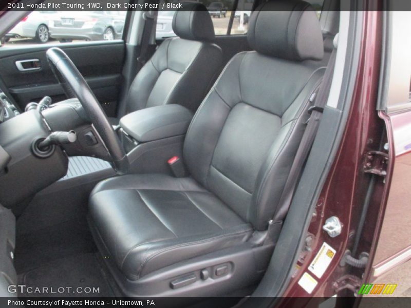 Dark Cherry Pearl / Black 2011 Honda Pilot Touring 4WD