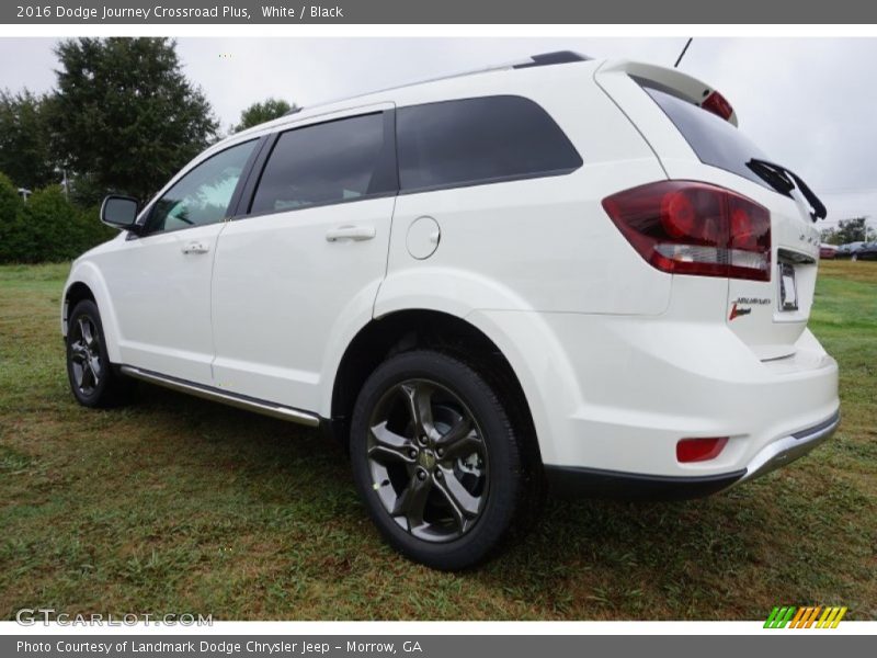 White / Black 2016 Dodge Journey Crossroad Plus