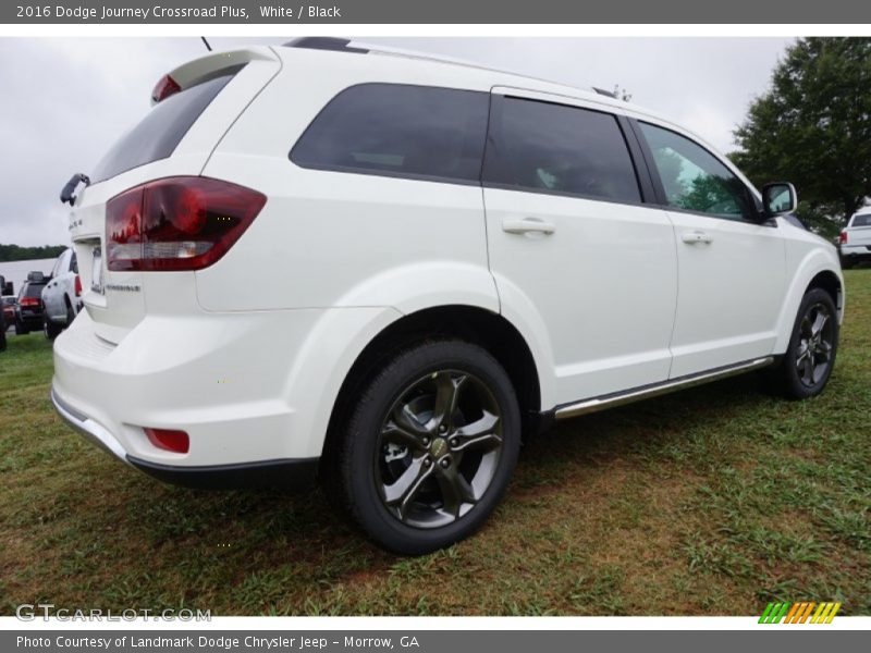 White / Black 2016 Dodge Journey Crossroad Plus