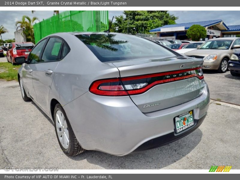 Granite Crystal Metallic / Black/Light Tungsten 2014 Dodge Dart SXT