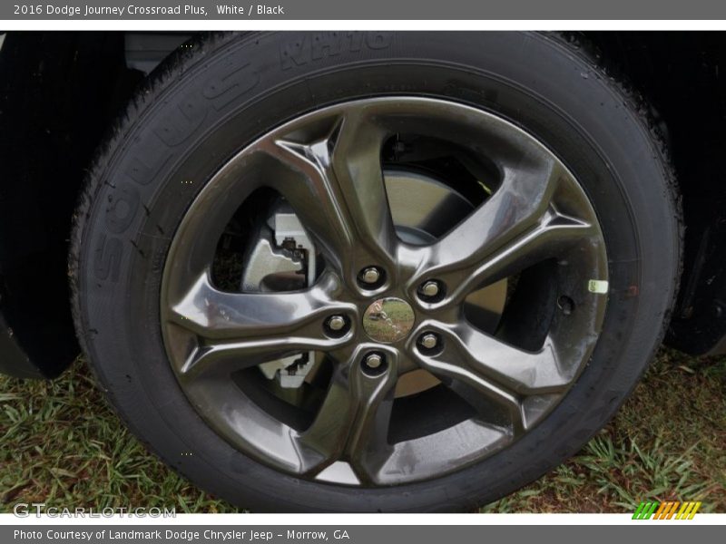 White / Black 2016 Dodge Journey Crossroad Plus