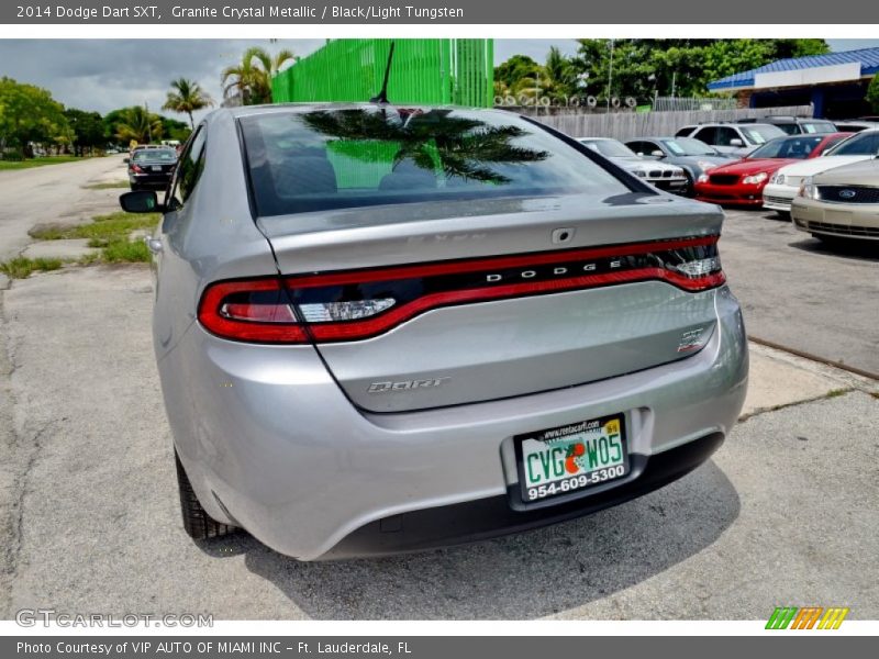 Granite Crystal Metallic / Black/Light Tungsten 2014 Dodge Dart SXT