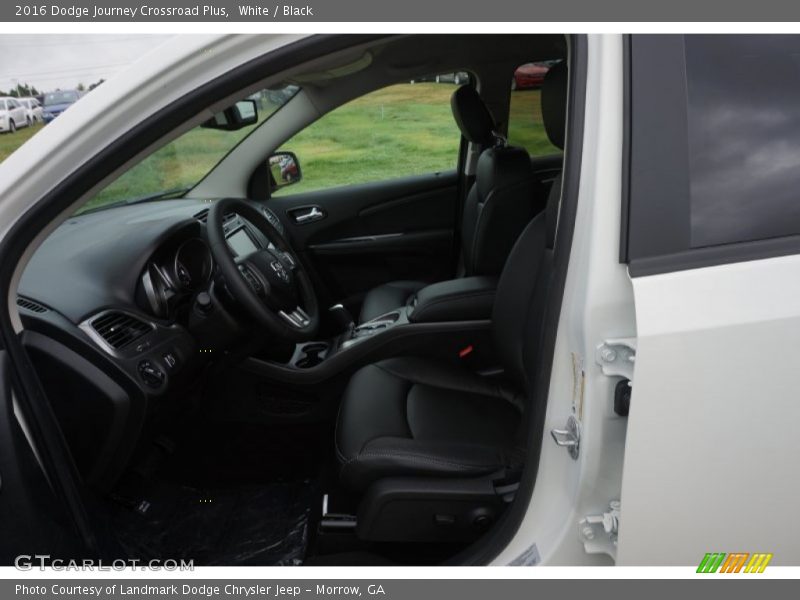White / Black 2016 Dodge Journey Crossroad Plus