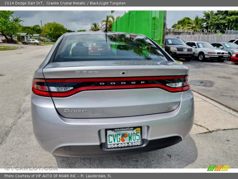 Granite Crystal Metallic / Black/Light Tungsten 2014 Dodge Dart SXT
