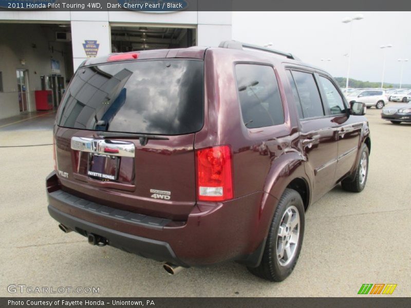 Dark Cherry Pearl / Black 2011 Honda Pilot Touring 4WD