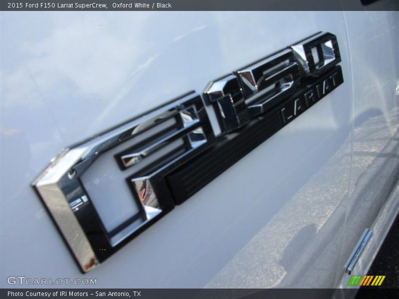 Oxford White / Black 2015 Ford F150 Lariat SuperCrew