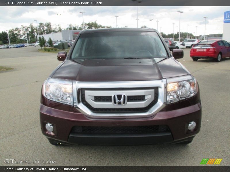 Dark Cherry Pearl / Black 2011 Honda Pilot Touring 4WD