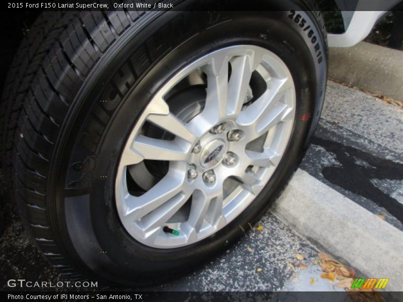 Oxford White / Black 2015 Ford F150 Lariat SuperCrew