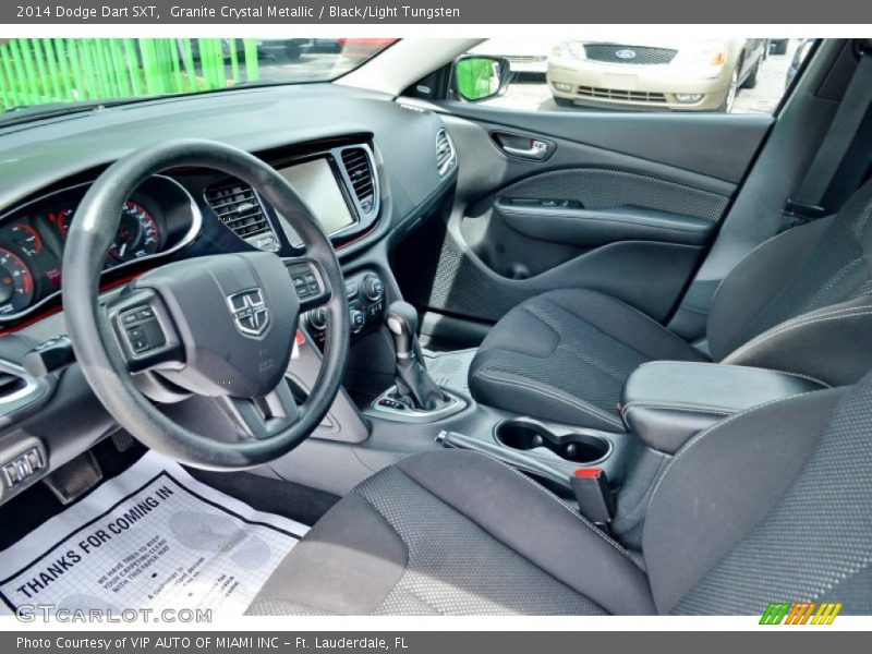 Granite Crystal Metallic / Black/Light Tungsten 2014 Dodge Dart SXT