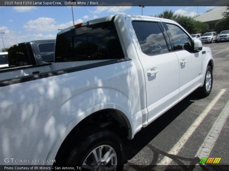 Oxford White / Black 2015 Ford F150 Lariat SuperCrew