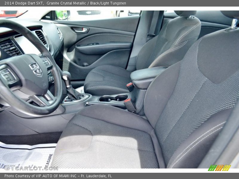 Granite Crystal Metallic / Black/Light Tungsten 2014 Dodge Dart SXT
