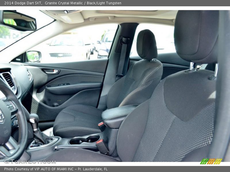 Granite Crystal Metallic / Black/Light Tungsten 2014 Dodge Dart SXT